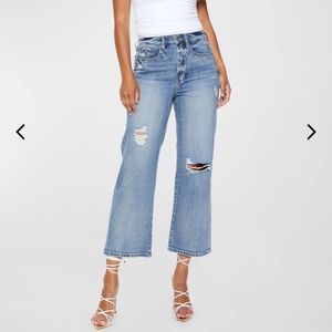 JOE'S 90's Distressed wide-leg Jeans